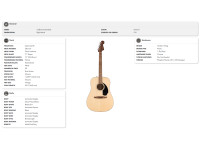 Fender CA STD Redondo CE BPG NAT Fender CA STD Redondo CE BPG NAT